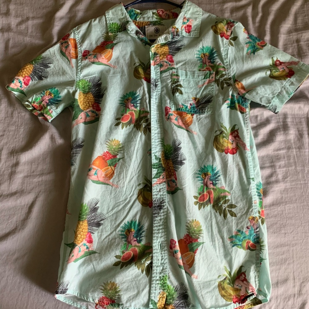 On the byas Hawaiian shirt